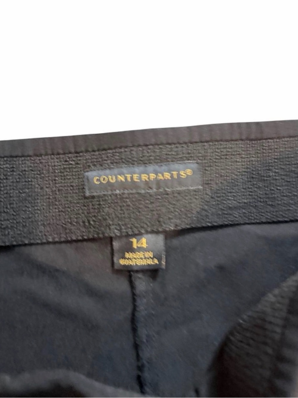 Counterparts Size 14 ankle pants in classic black - Picture 3 of 5